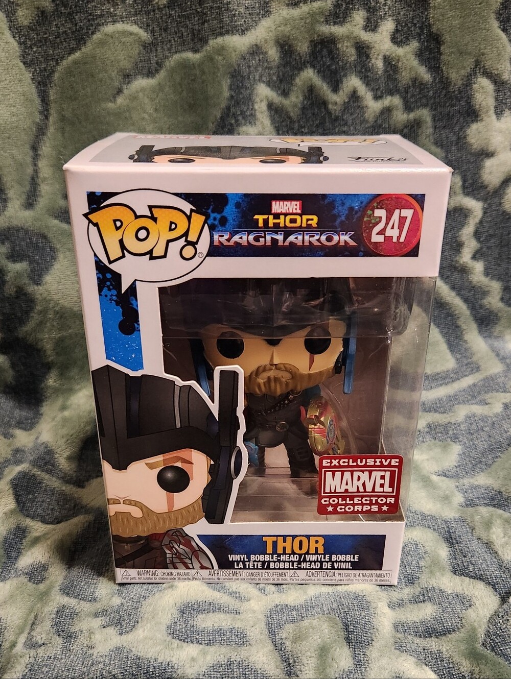 Funko POP! Vinyl #247 Thor Ragnarok THOR Marvel Collector Corps Exclusive- New